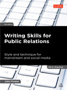 Cover image for Writing Skills for Public Relations